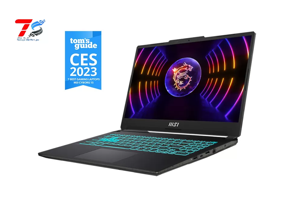 Laptop MSI Cyborg 15 A12UCX-618VN (Core i5-12450H | 16GB | 512GB | RTX 2050 4GB | 15.6 inch FHD | W11H | Đen)